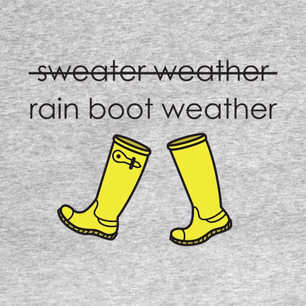 Rain Boot Weather by CloudWalkerDesigns